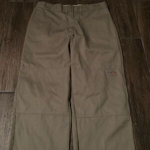 Khaki Dickies Double knee pants